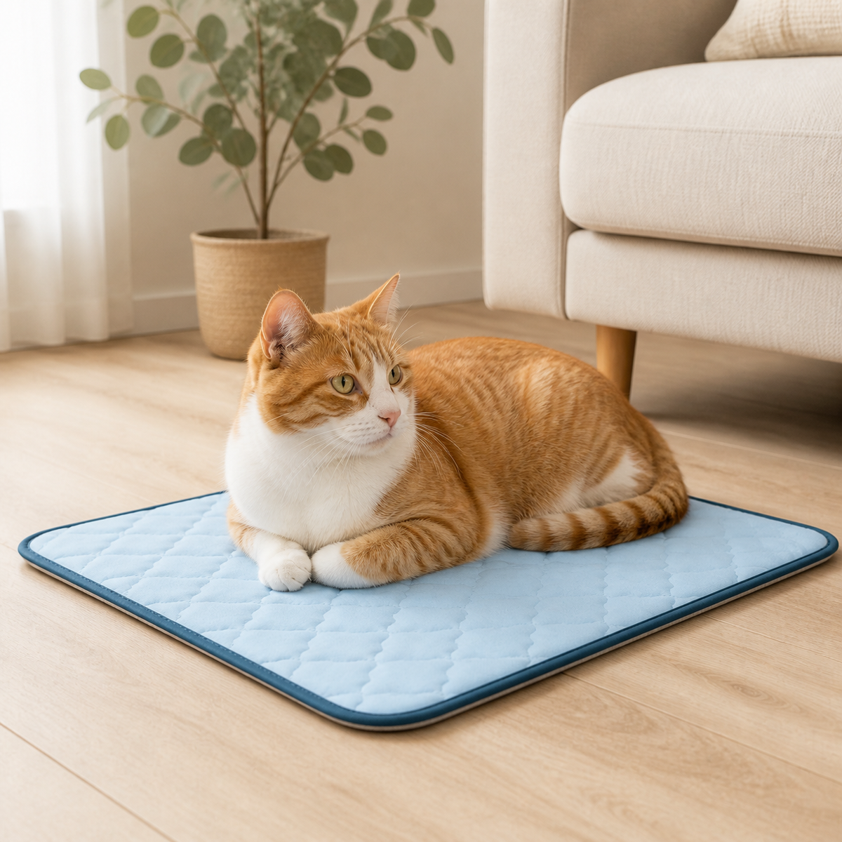Alfombrilla de descanso transpirable para perros y gatos