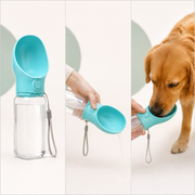 Botella con bebedero para perros · 550 ml