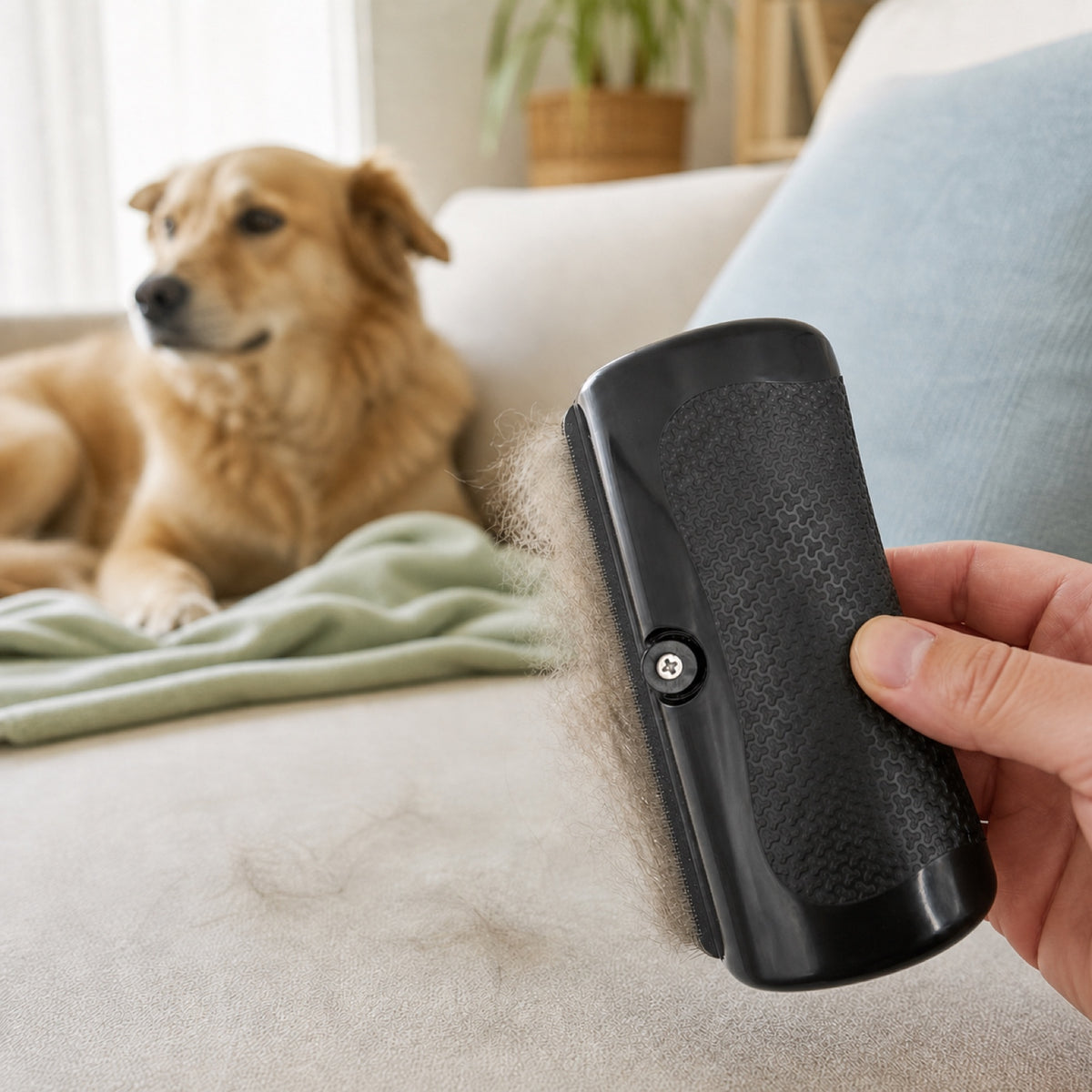 Cepillo para la muda de perros y gatos