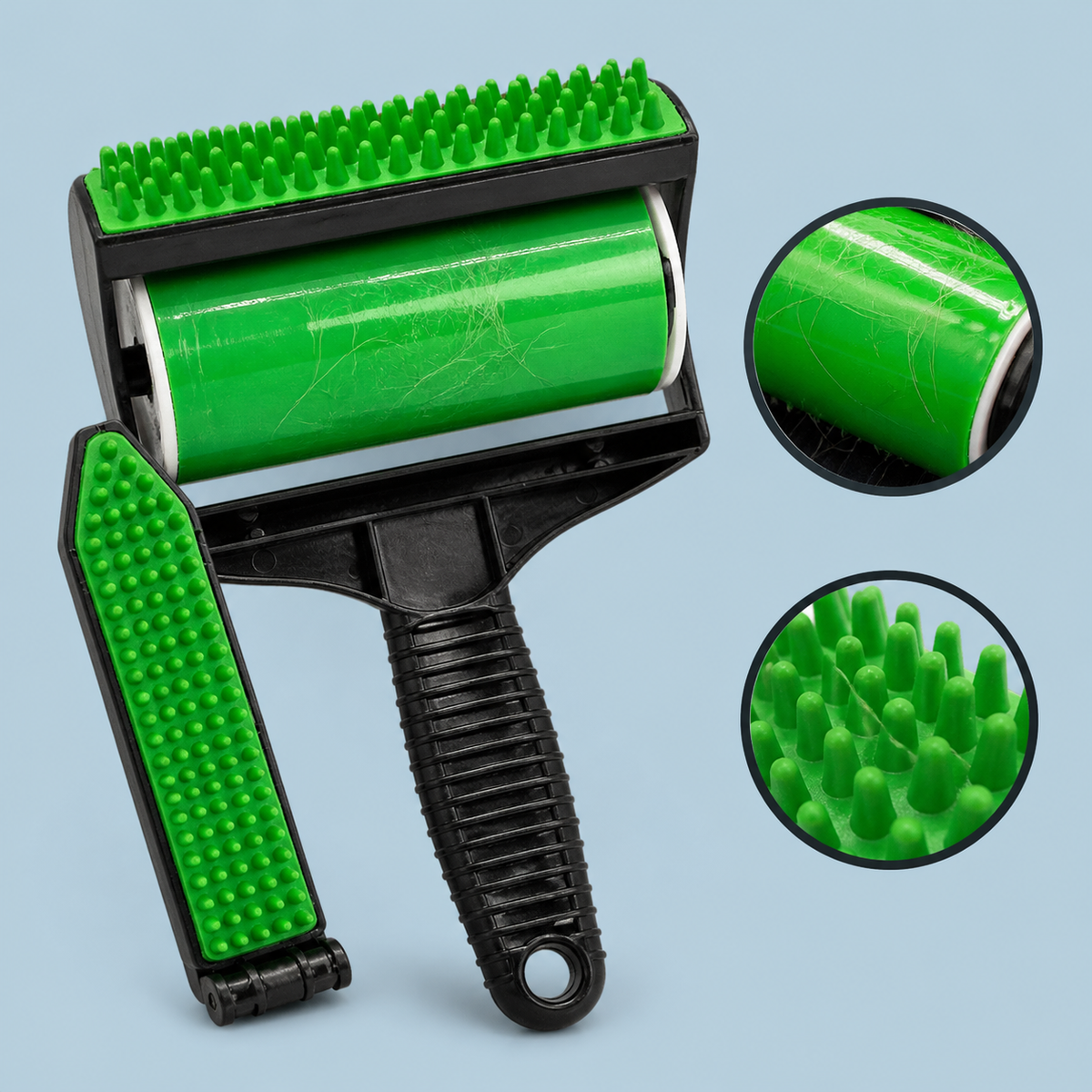 Rodillo lavable para quitar pelos de ropa y sofá