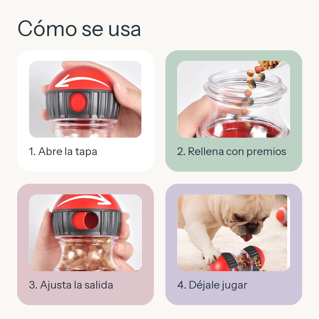 Juguete dispensador de premios para perros